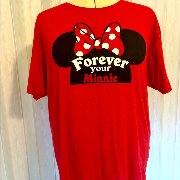 Mickey / Minnie Forever Yours Disney’s Theme Park Tees Lot of 2 - Picture 3 of 7
